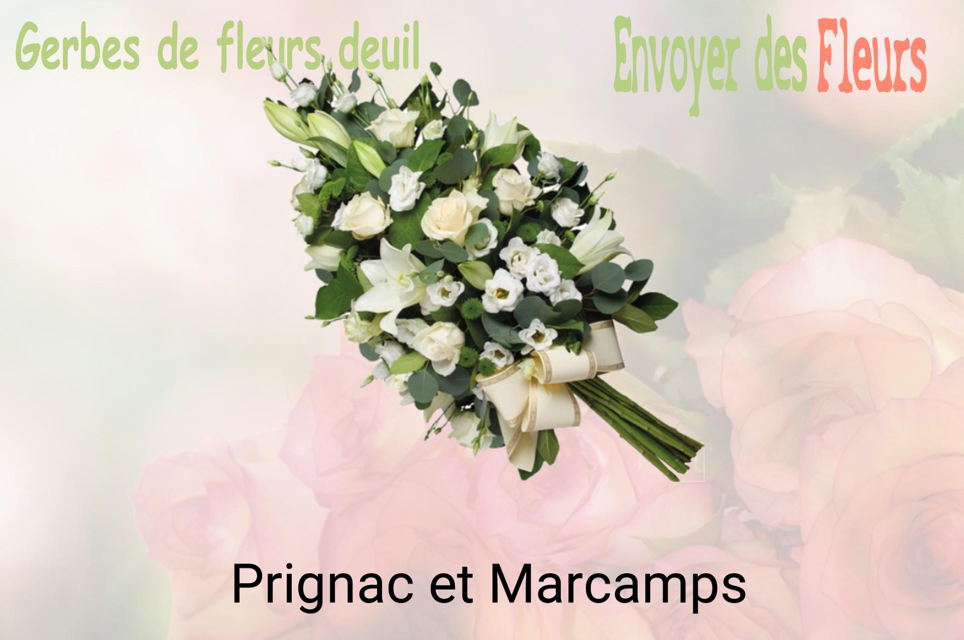 Gerbe de fleurs de deuil livrée à Prignac-et-Marcamps
